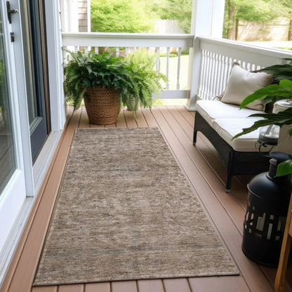 Felissae Brown Washable Indoor - Outdoor Rug - LOOMLAN - LOOMLAN Rugs - Outdoor Rugs