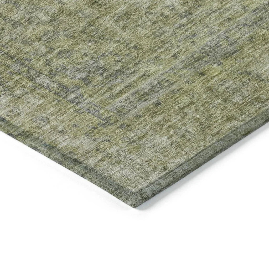 Felissae Green Washable Indoor - Outdoor Rug - LOOMLAN - LOOMLAN Rugs - Outdoor Rugs