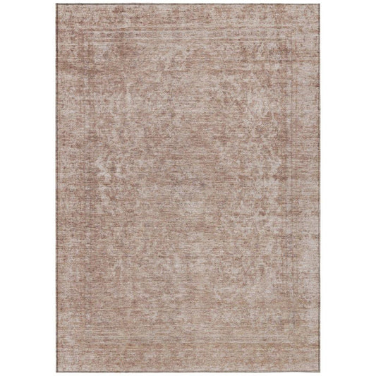 Felissae Orange Washable Indoor - Outdoor Rug - LOOMLAN - LOOMLAN Rugs - Outdoor Rugs