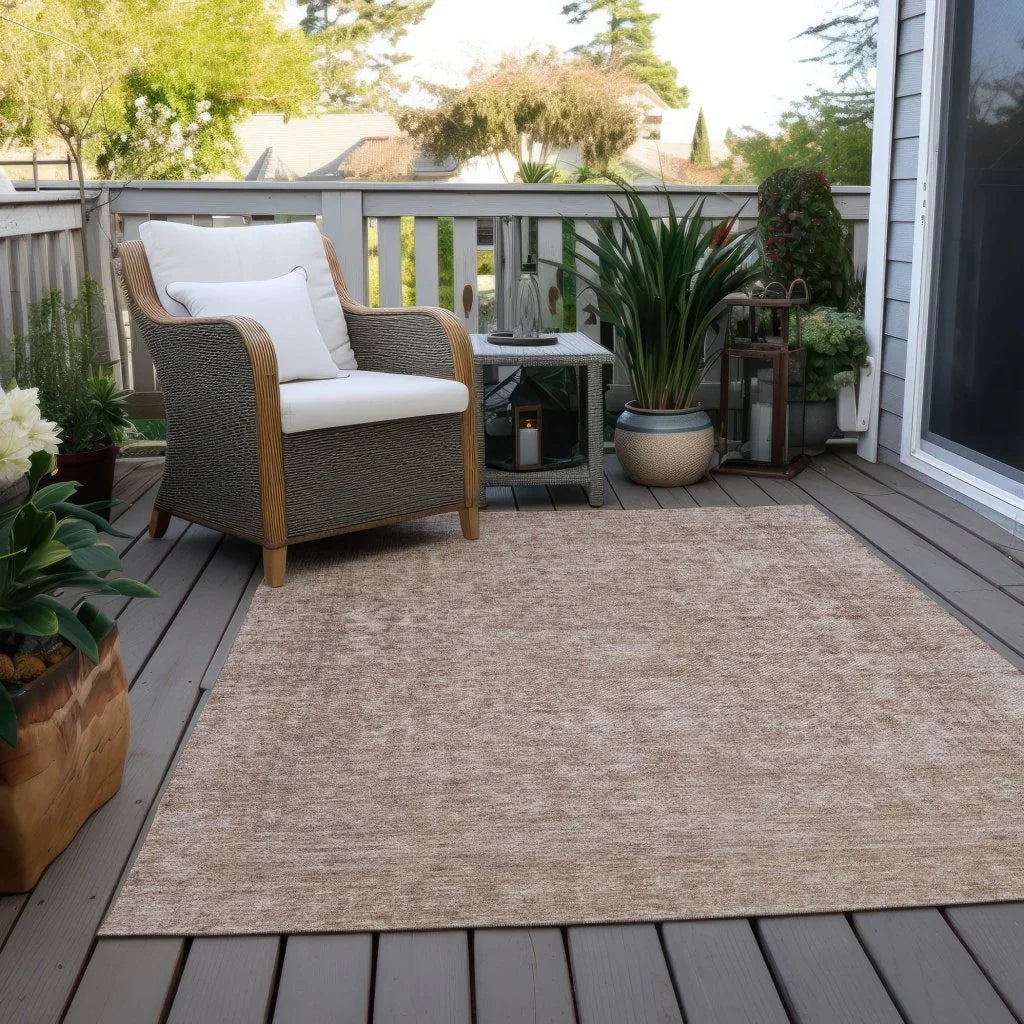Felissae Orange Washable Indoor - Outdoor Rug - LOOMLAN - LOOMLAN Rugs - Outdoor Rugs
