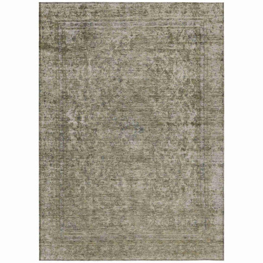 Felissae Pewter Washable Indoor - Outdoor Rug - LOOMLAN - LOOMLAN Rugs - Outdoor Rugs