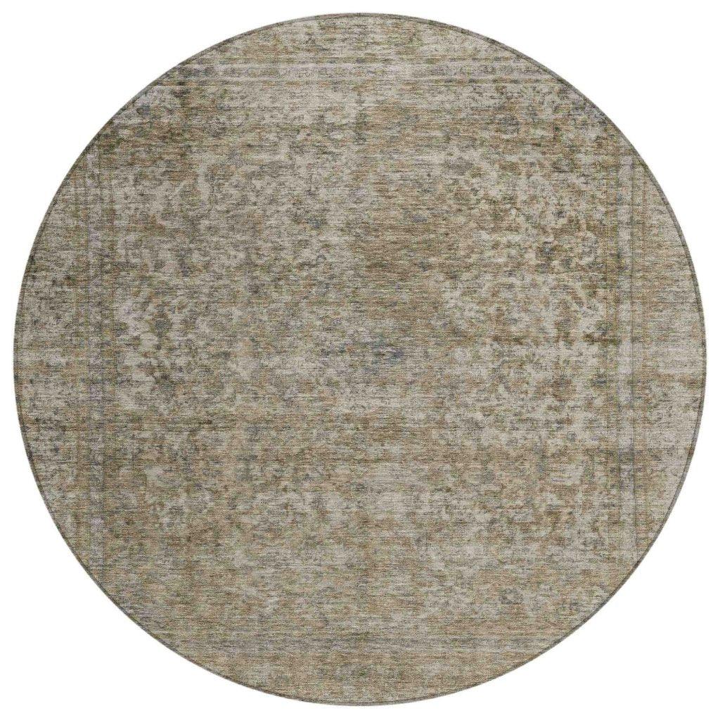 Felissae Pewter Washable Indoor - Outdoor Rug - LOOMLAN - LOOMLAN Rugs - Outdoor Rugs
