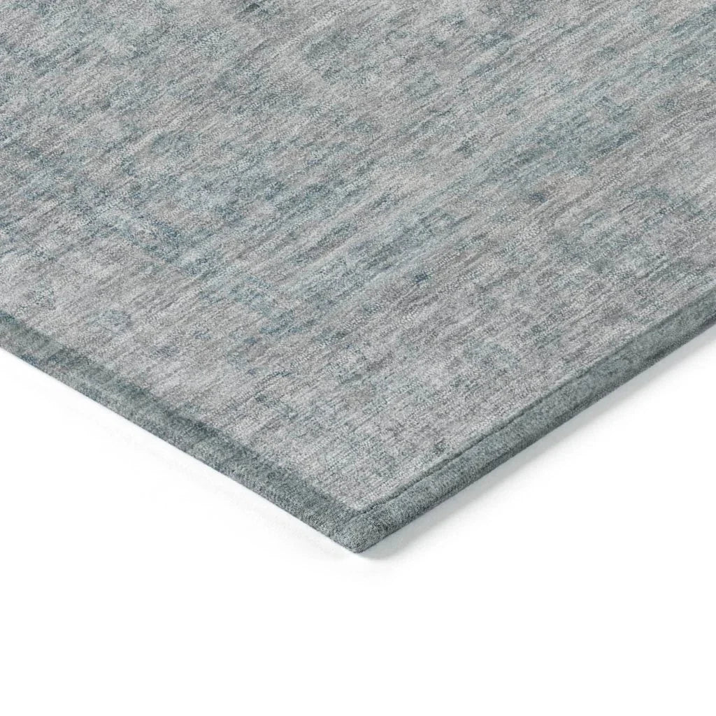 Felissae Silver Washable Indoor - Outdoor Rug - LOOMLAN - LOOMLAN Rugs - Outdoor Rugs