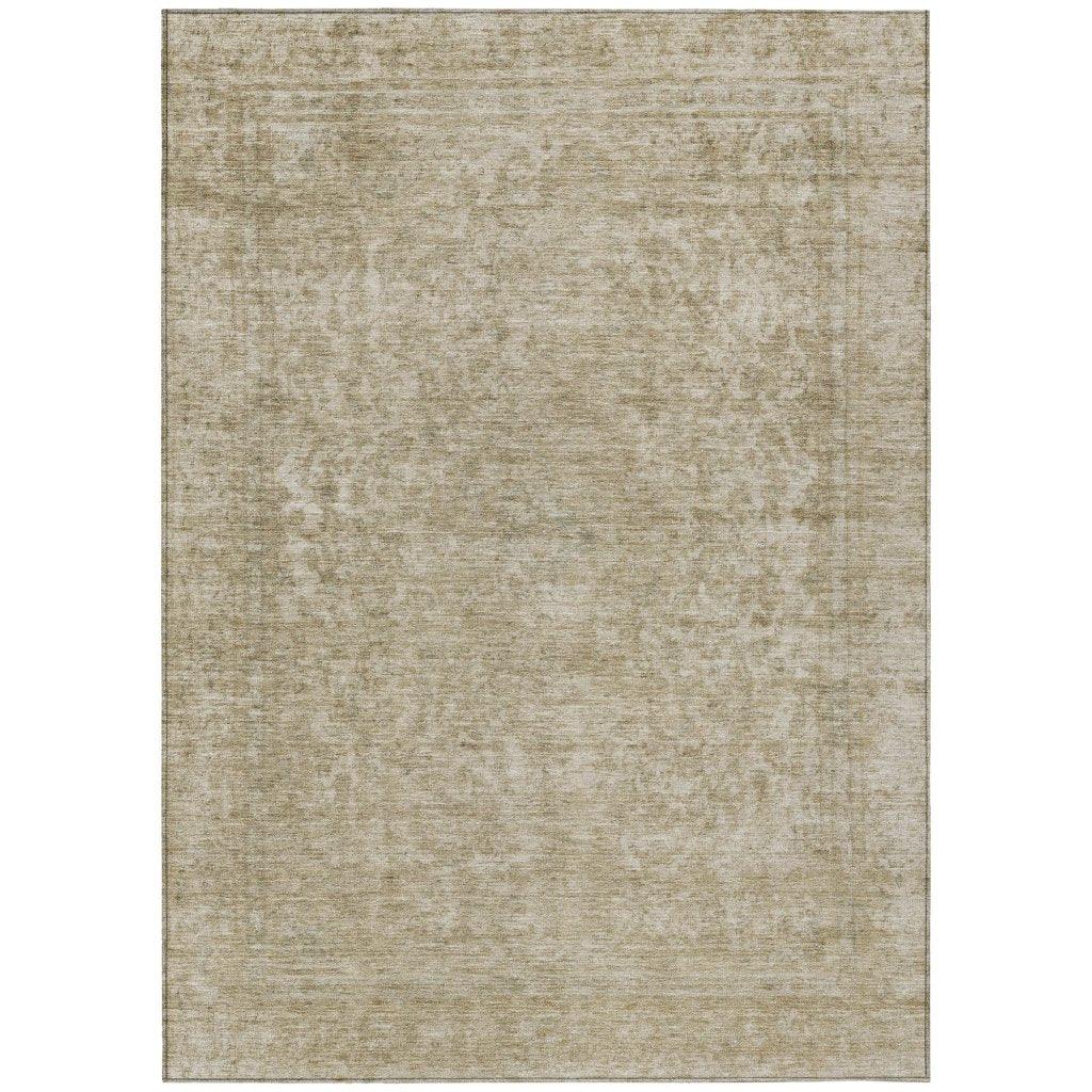 Felissae Tan Washable Indoor - Outdoor Rug - LOOMLAN - LOOMLAN Rugs - Outdoor Rugs