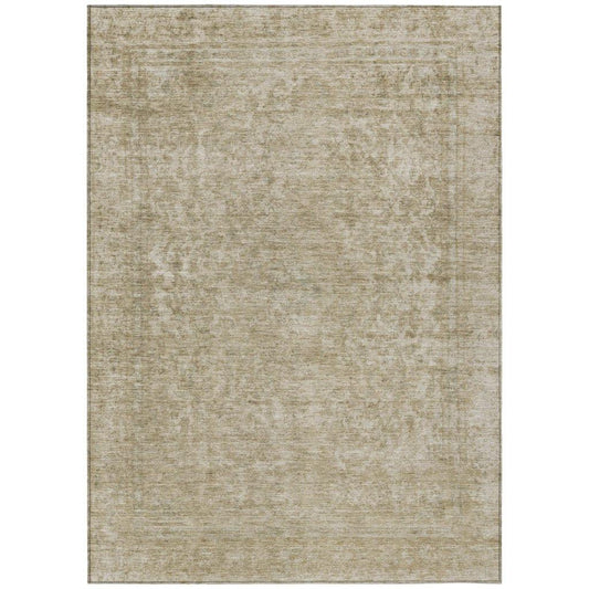 Felissae Tan Washable Indoor - Outdoor Rug - LOOMLAN - LOOMLAN Rugs - Outdoor Rugs