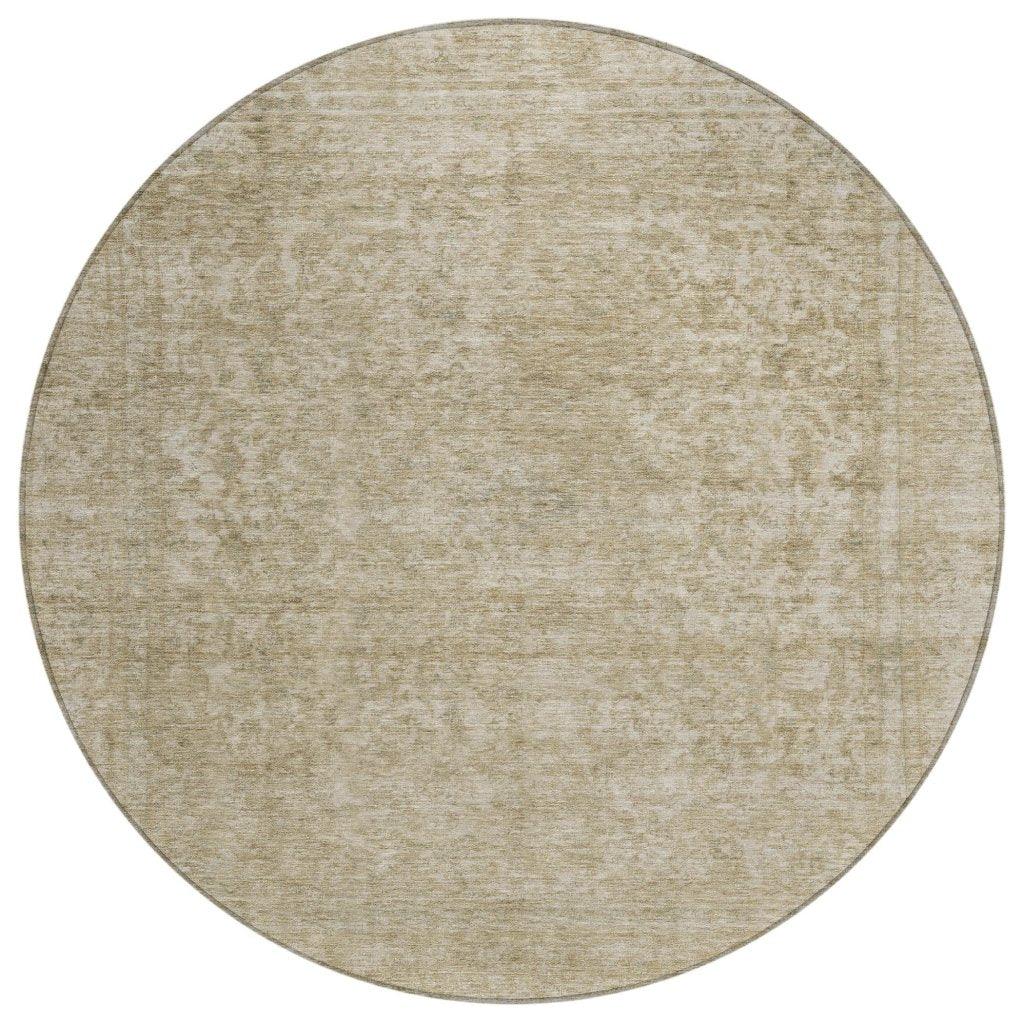 Felissae Tan Washable Indoor - Outdoor Rug - LOOMLAN - LOOMLAN Rugs - Outdoor Rugs