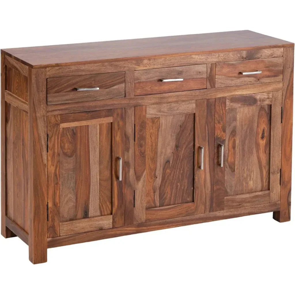 Exeter Wood 3 Drawer & 3 Door Sideboard - LOOMLAN - Sideboards