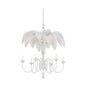 Fern White Tropical Flair Chandelier - LOOMLAN - Chelsea House - Chandeliers