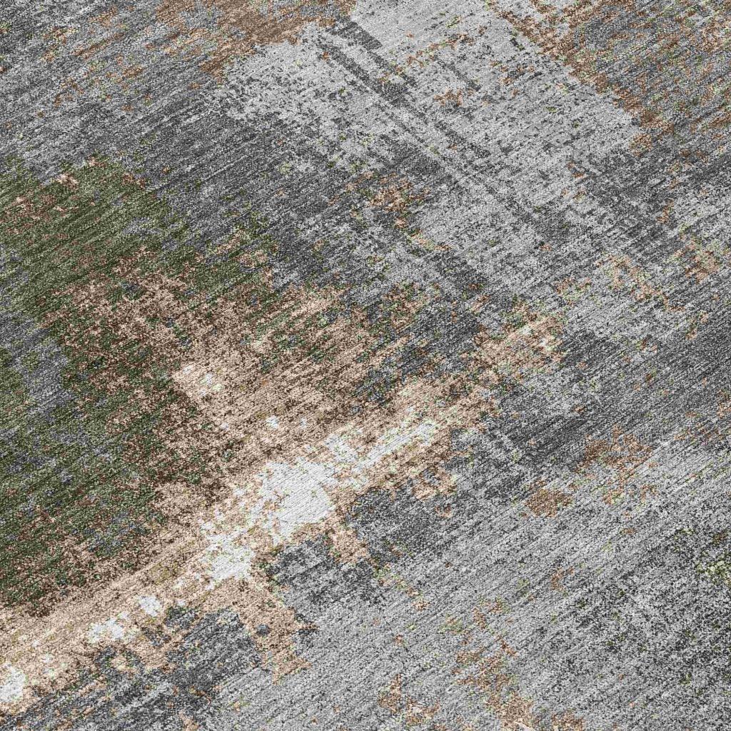 Fernal Brown Washable Indoor - Outdoor Rug - LOOMLAN - LOOMLAN Rugs - Outdoor Rugs