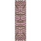 Fernelle Brown Washable Indoor-Outdoor Rug-Outdoor Rugs-LOOMLAN Rugs-2'3" x 7'6"-LOOMLAN