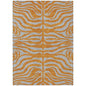 Fernelle Orange Washable Indoor-Outdoor Rug-Outdoor Rugs-LOOMLAN Rugs-2'6" x 3'10"-LOOMLAN