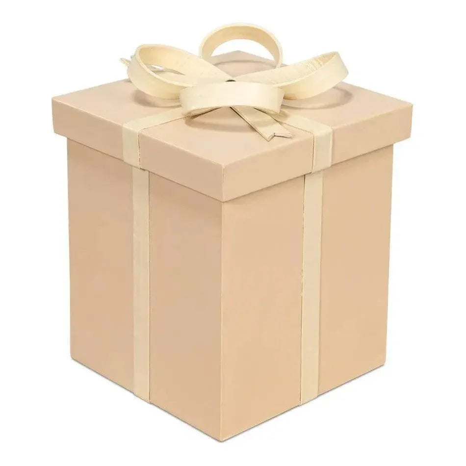 Ferrell Leather & Mdf Taupe Holiday Boxes Set of 3 - LOOMLAN - Sarreid - Boxes & Bowls