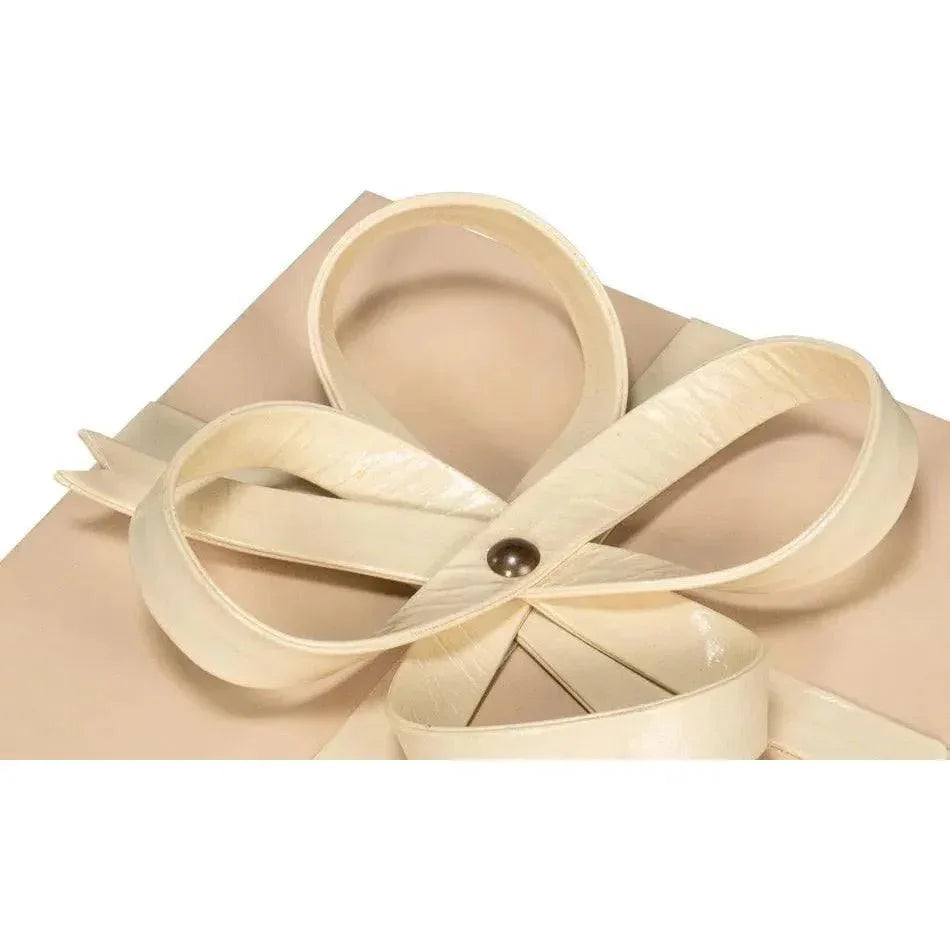 Ferrell Leather & Mdf Taupe Holiday Boxes Set of 3 - LOOMLAN - Sarreid - Boxes & Bowls