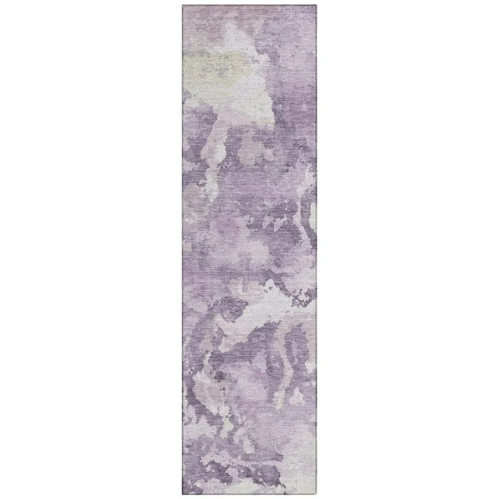Ferren Purple Washable Indoor - Outdoor Rug - LOOMLAN - LOOMLAN Rugs - Outdoor Rugs