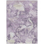 Ferren Purple Washable Indoor - Outdoor Rug - LOOMLAN - LOOMLAN Rugs - Outdoor Rugs