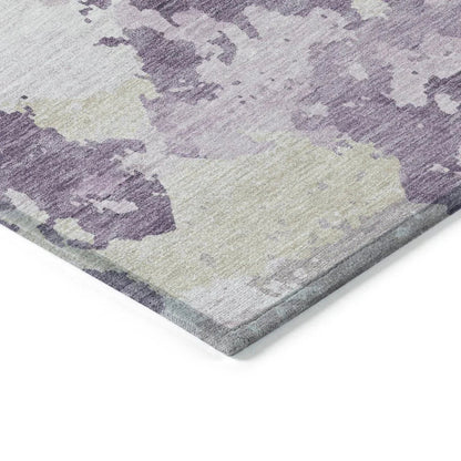 Ferren Purple Washable Indoor - Outdoor Rug - LOOMLAN - LOOMLAN Rugs - Outdoor Rugs