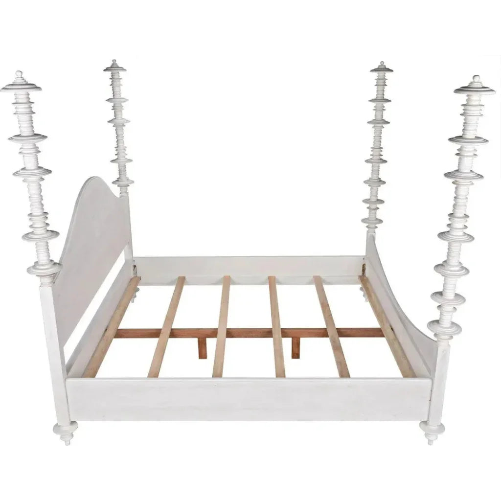 Ferret Wooden Eastern King Bed Frame - LOOMLAN - Noir - Beds