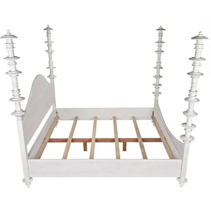 Ferret Wooden Eastern King Bed Frame - LOOMLAN - Noir - Beds