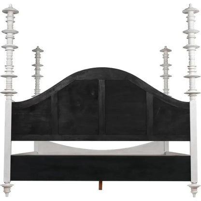 Ferret Wooden Eastern King Bed Frame - LOOMLAN - Noir - Beds