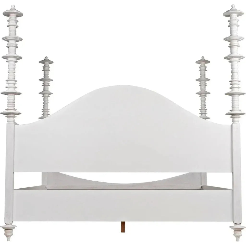 Ferret Wooden Eastern King Bed Frame - LOOMLAN - Noir - Beds