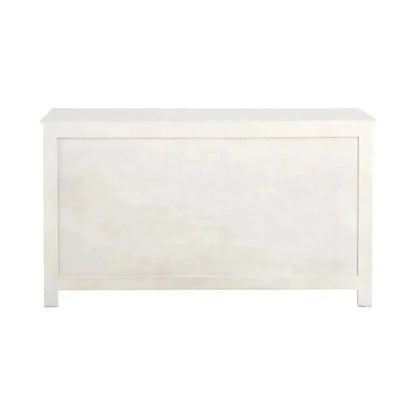 68" White Mandala 4 Door Credenza Boho Chic - LOOMLAN - LOOMLAN - Sideboards