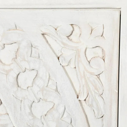 Feyloren White Coastal Tall Home Bar Cabinet-Home Bar Cabinets-LOOMLAN-LOOMLAN