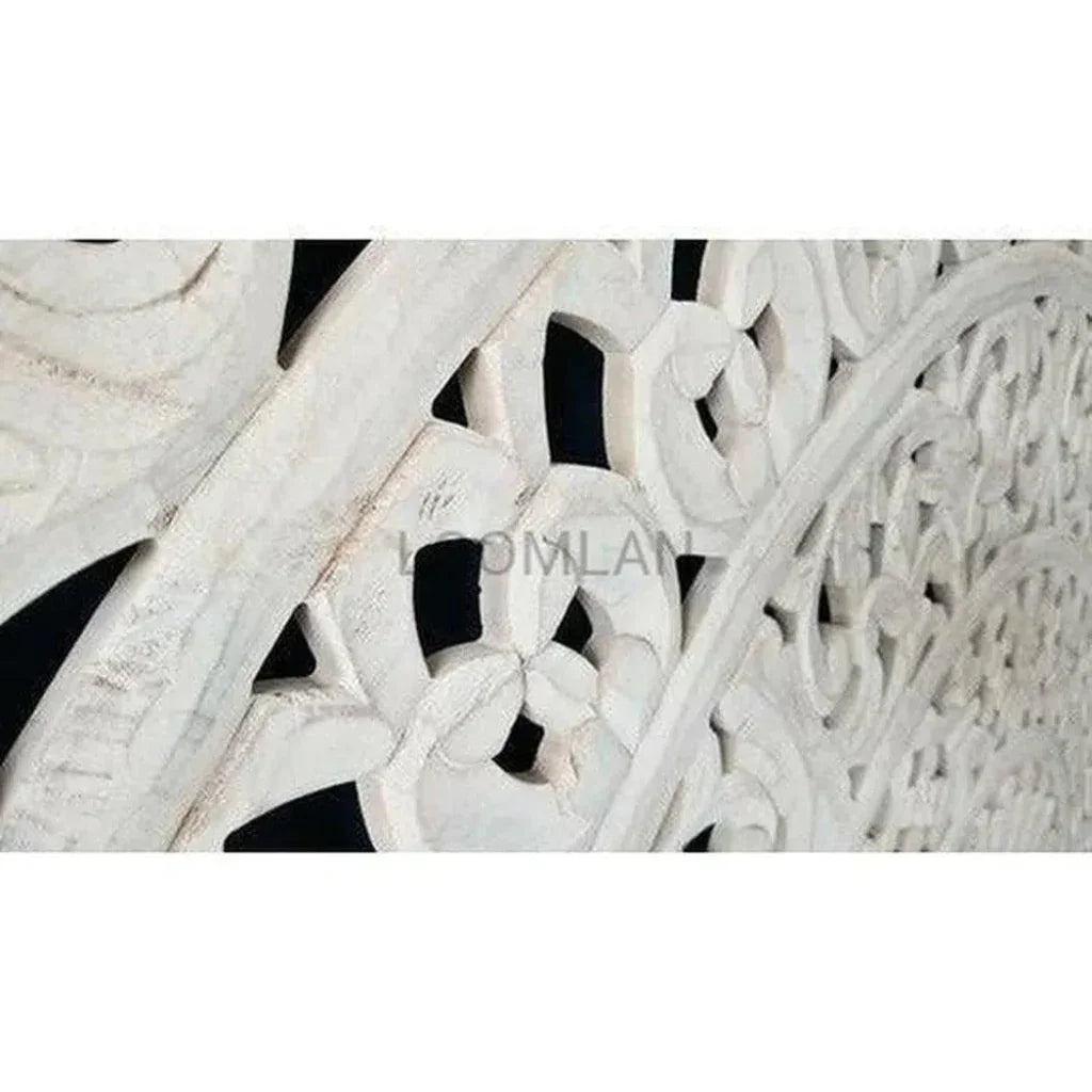 MandalaBed Frame with Tall Headboard - LOOMLAN - LOOMLAN - Beds