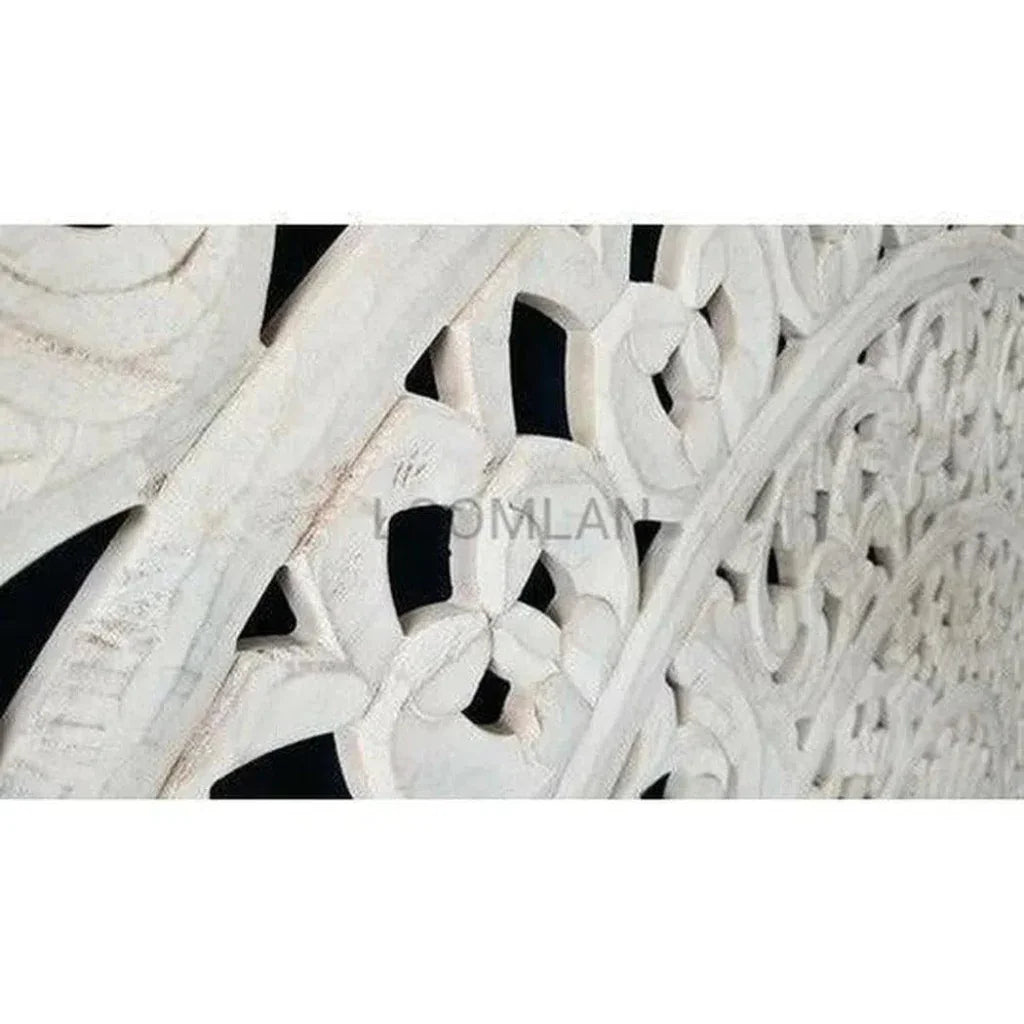 MandalaBed Frame with Tall Headboard - LOOMLAN - LOOMLAN - Beds