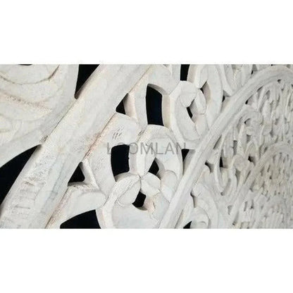 MandalaBed Frame with Tall Headboard - LOOMLAN - LOOMLAN - Beds