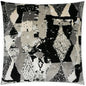 Fez Abstract Black Grey Large Throw Pillow Insert - LOOMLAN - D.V. Kap - Throw Pillows