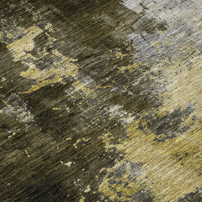 Fibra Brown Washable Indoor-Outdoor Rug-Outdoor Rugs-LOOMLAN Rugs-LOOMLAN