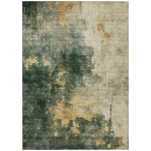 Fibra Green Washable Indoor-Outdoor Rug-Outdoor Rugs-LOOMLAN Rugs-2'6" x 3'10"-LOOMLAN