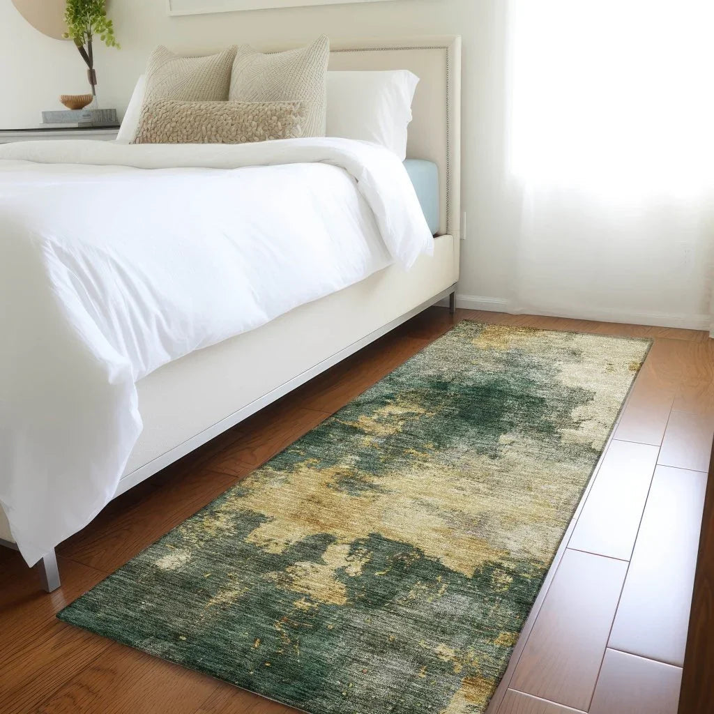 Fibra Green Washable Indoor-Outdoor Rug-Outdoor Rugs-LOOMLAN Rugs-LOOMLAN