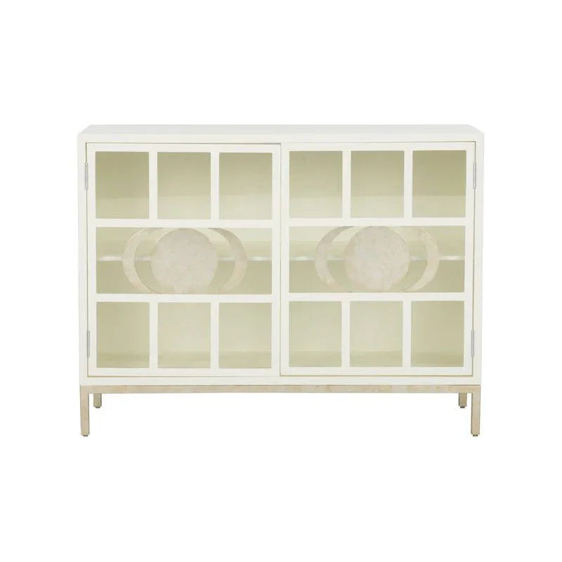Ficino Metal Framed White Bookshelf - LOOMLAN - Chelsea House - Bookcases