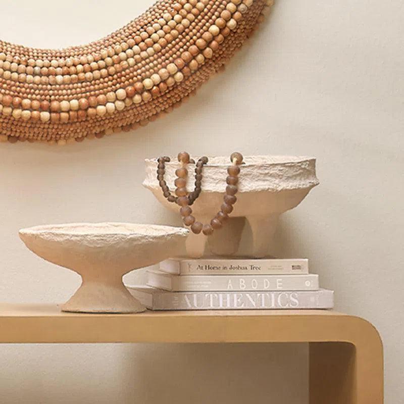 Field Low Bowl - Brown - LOOMLAN - Jamie Young - Boxes & Bowls