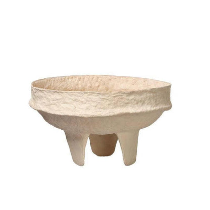 Field Low Bowl - Brown - LOOMLAN - Jamie Young - Boxes & Bowls