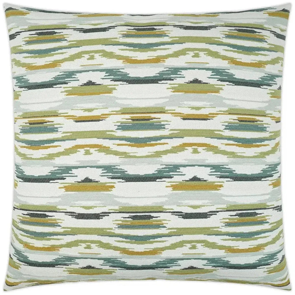 Fiesta Lagoon Green Teal Large Throw Pillow Insert - LOOMLAN - D.V. Kap - Throw Pillows