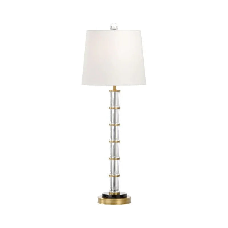 Fiji Clear Crystal Table Lamp - LOOMLAN - Wildwood - Table Lamps