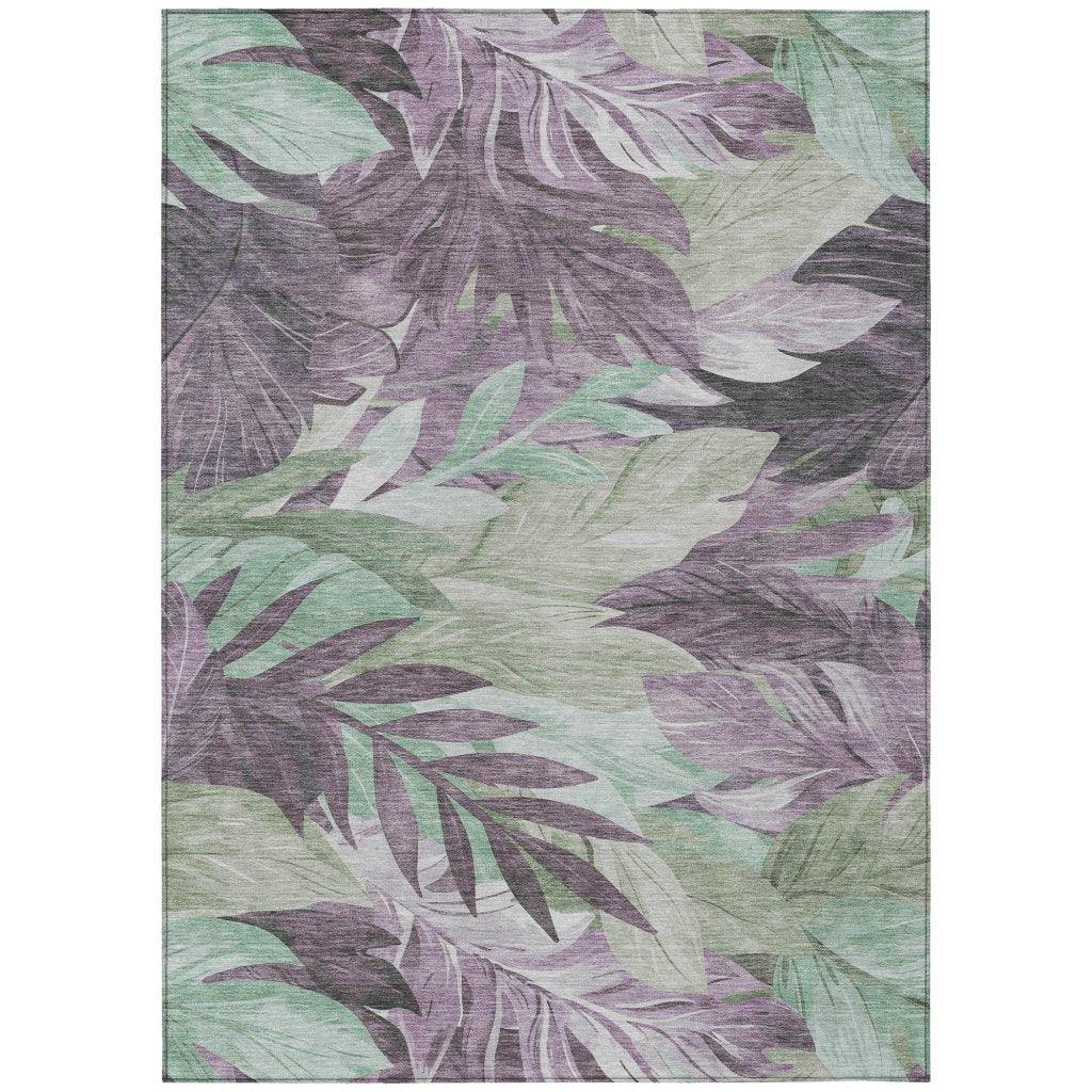 Filone Purple Washable Indoor - Outdoor Rug - LOOMLAN - LOOMLAN Rugs - Outdoor Rugs