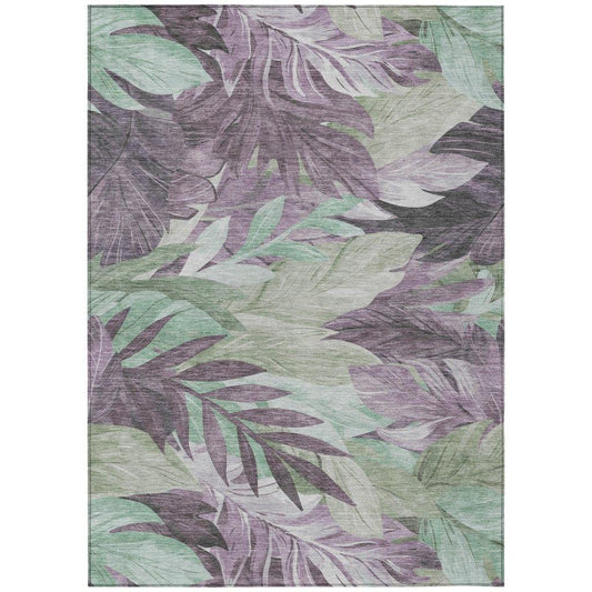 Filone Purple Washable Indoor - Outdoor Rug - LOOMLAN - LOOMLAN Rugs - Outdoor Rugs