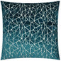 Finale Teal Turquoise Teal Large Throw Pillow Insert - LOOMLAN - D.V. Kap - Throw Pillows
