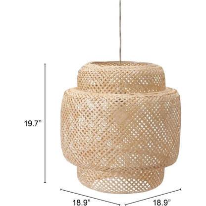 Finch Ceiling Lamp Natural - LOOMLAN - Zuo Modern - Pendants