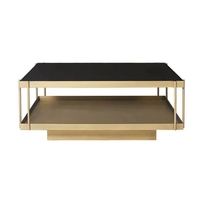 Finch Iron Framed Square Coffee Table - LOOMLAN - SUNPAN - Coffee Tables
