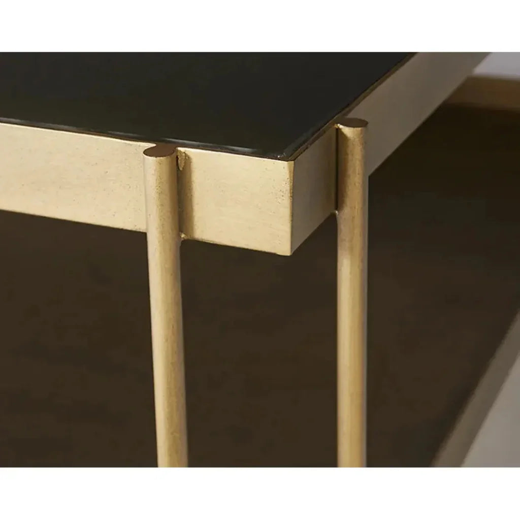 Finch Iron Framed Square Coffee Table - LOOMLAN - SUNPAN - Coffee Tables