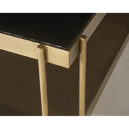 Finch Iron Framed Square Coffee Table - LOOMLAN - SUNPAN - Coffee Tables