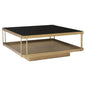 Finch Iron Framed Square Coffee Table - LOOMLAN - SUNPAN - Coffee Tables
