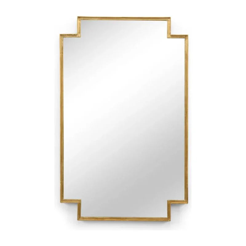 Fiona Iron Framed Wall Mirror - Gold - LOOMLAN - Wildwood - Wall Mirrors