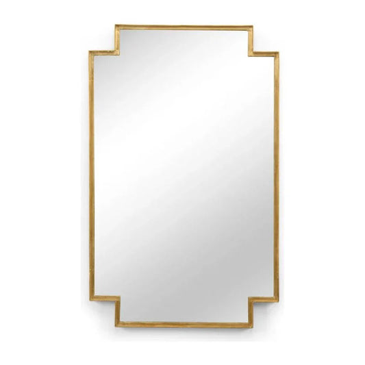 Fiona Iron Framed Wall Mirror - Gold - LOOMLAN - Wildwood - Wall Mirrors