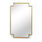 Fiona Iron Framed Wall Mirror - Gold - LOOMLAN - Wildwood - Wall Mirrors