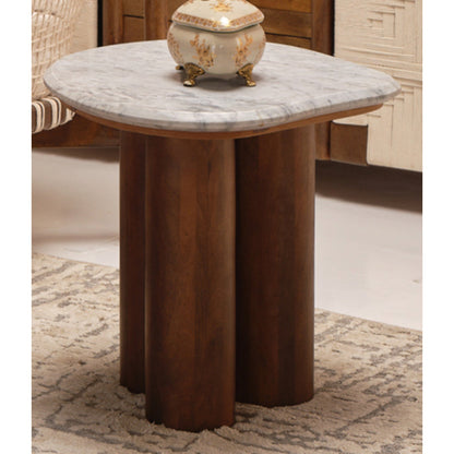 Fiondra Marble Top Side Table